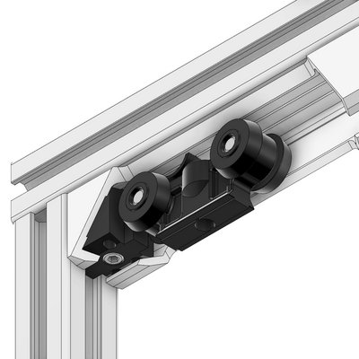 55-130-0 MODULAR SOLUTIONS DOOR PART 30 TROLLY WITH END STOP